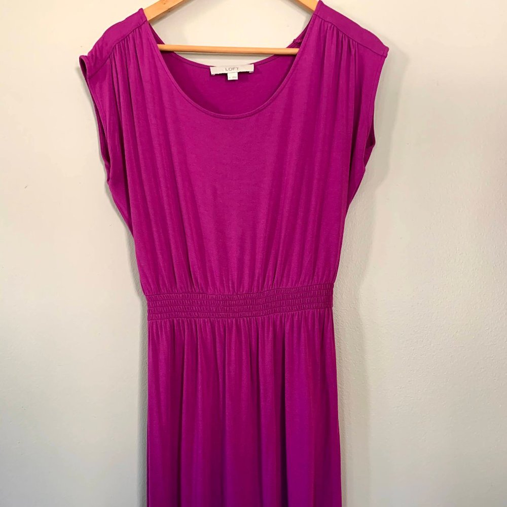 Loft jersey cotton dress